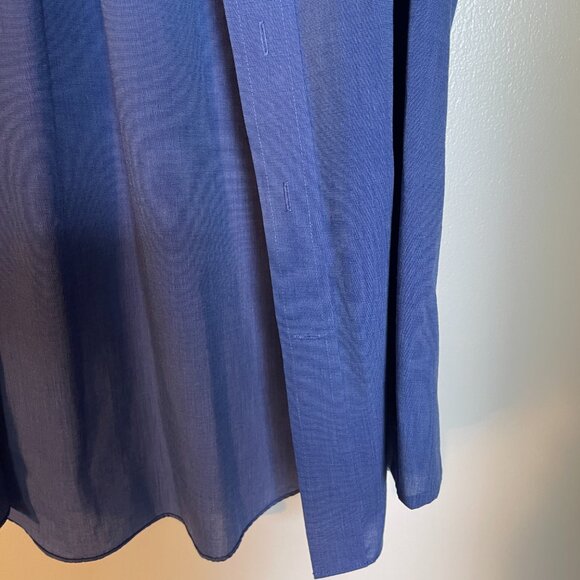 17 Stafford Wrinkle Free Blue Button Down - Picture 4 of 6